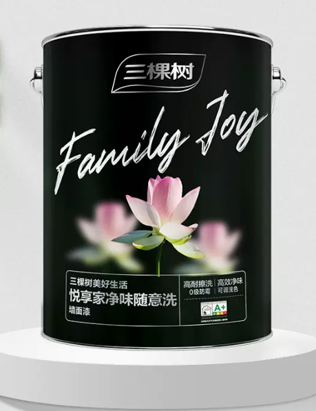 三棵树美好生活悦享家净味随意洗墙面漆18L（京辅配送）套装一：26桶面漆加18桶墙固