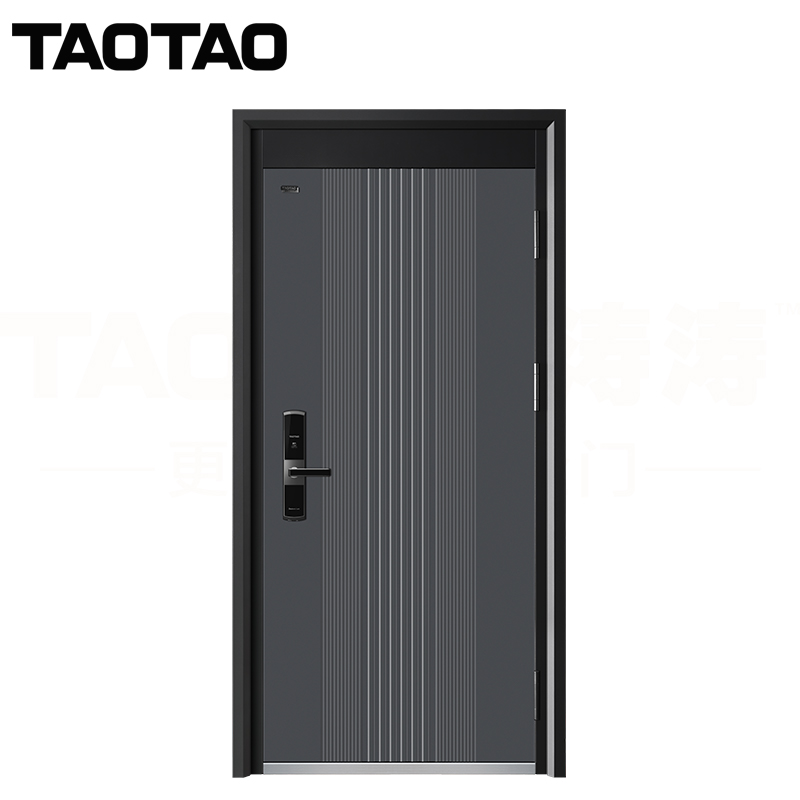 TAOTAO涛涛荣盛甲级防盗门标准单门标准子母门（标配指纹密码锁）