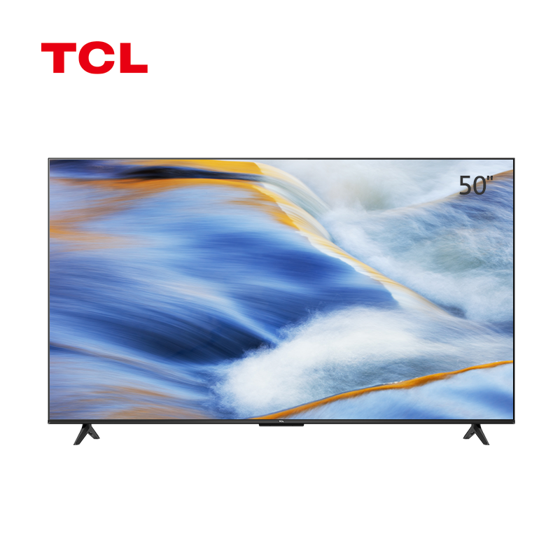 【TCL电视】 50G60E 50英寸 4K超高清电视 2+16GB 双频WIFI 远场语音支持方言 家用商用电视