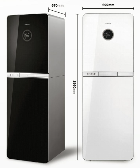 【博世】壁挂炉GC9000i 30KW/150L 高端一体式旗舰冷凝炉（黑/白）