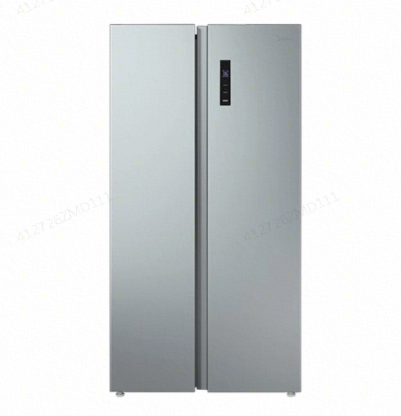 【618超级惠】【美的】571升双变频对开双开门家用冰箱智能风冷无霜BCD-571WKPM(E)钛钢灰-星烁