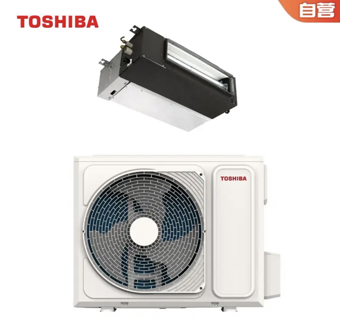 【东芝】家用中央空调风管机一拖一大3匹二级能效直流变频冷暖RAS-24S4DVG3G4(P)-C跃界RAS-24S4DVG3G4-C